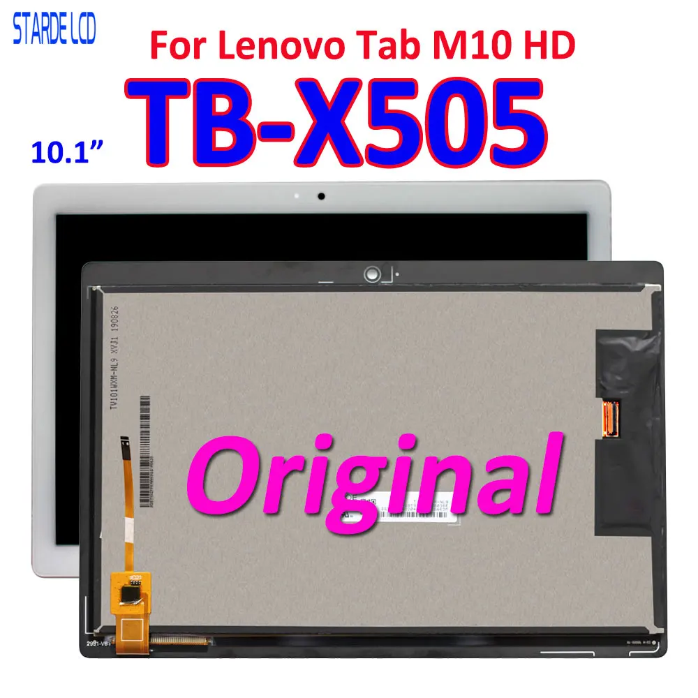 

Original 10.1" LCD For Lenovo Tab M10 HD TB-X505 X505F TB-X505L X505 TB-X505X Lcd Display Touch Screen Digitizer Assembly
