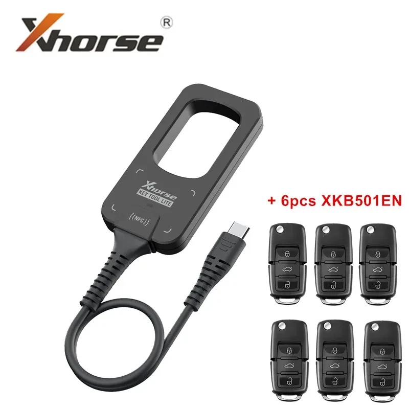 Xhorse VVDI Be Key Tool Lite с 6 шт. проводных пультов дистанционного управления XKB501EN на выбор
Xhorse VVDI Be Key Tool Lite с 6 шт. проводных пультов дистанционного управления XKB501EN на выбор