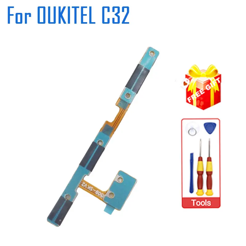 

New Original OUKITEL C32 Power On/Off+ Volume FPC Key Up/Down Button Flex Cable FPC Side FPC For OUKITEL C32 Smart Phone