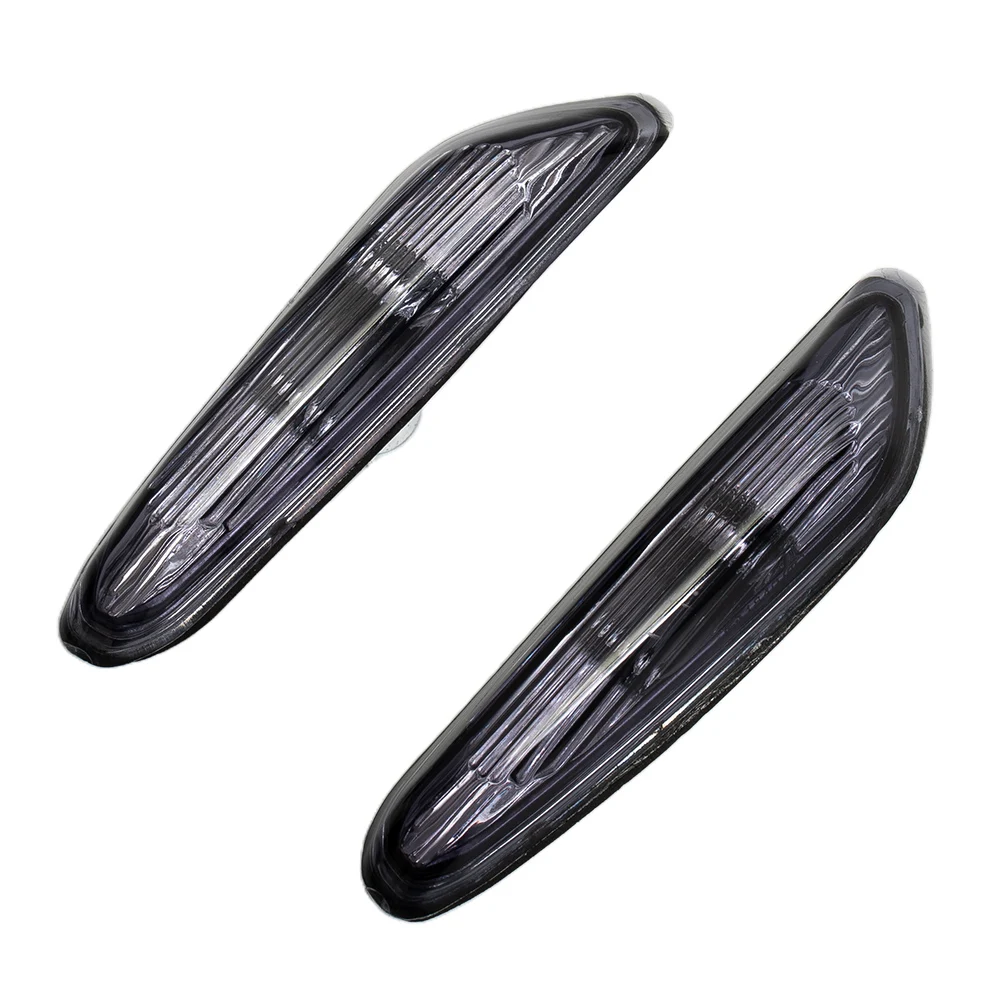 

2pcs PMMA Car Side Marker Light Turn Indicator Lamp No Bulbs For BMW E46 E60 E61 E83 Car Turn Indicator Side Light