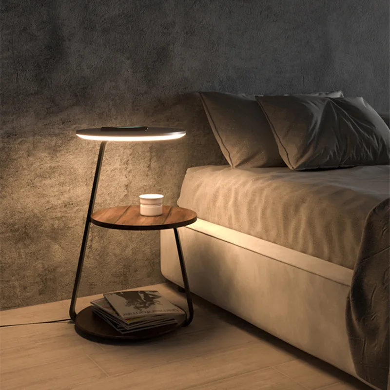 Creative bedroom floor lamp, wireless charging, living room shelf, coffee table lamp design, sofa side bedside table integrated
Creative bedroom floor lamp, wireless charging, living room shelf, coffee table lamp design, sofa side bedside table integrated