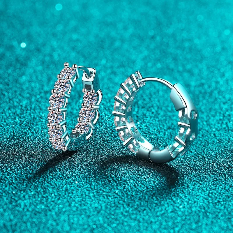 18k Plated Tota 3.6CT Full Moissanite Earring for Women Sparkling 925 Sterling Silver Earrings Jewelry For Couple Gift
18k Plated Tota 3.6CT Full Moissanite Earring for Women Sparkling 925 Sterling Silver Earrings Jewelry For Couple Gift