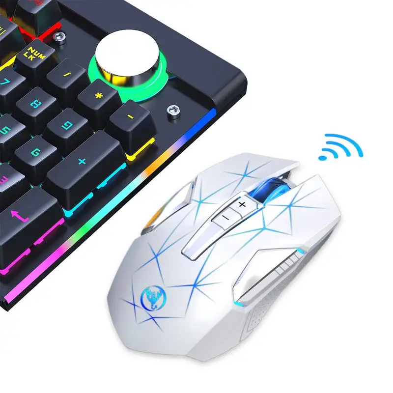 Gaming Mouse Wireless 3 Adjustable DPI Gaming Mouse Ergonomic Gaming Mice With 7 Programmable Buttons Compatible With Windows PC
Gaming Mouse Wireless 3 Adjustable DPI Gaming Mouse Ergonomic Gaming Mice With 7 Programmable Buttons Compatible With Windows PC