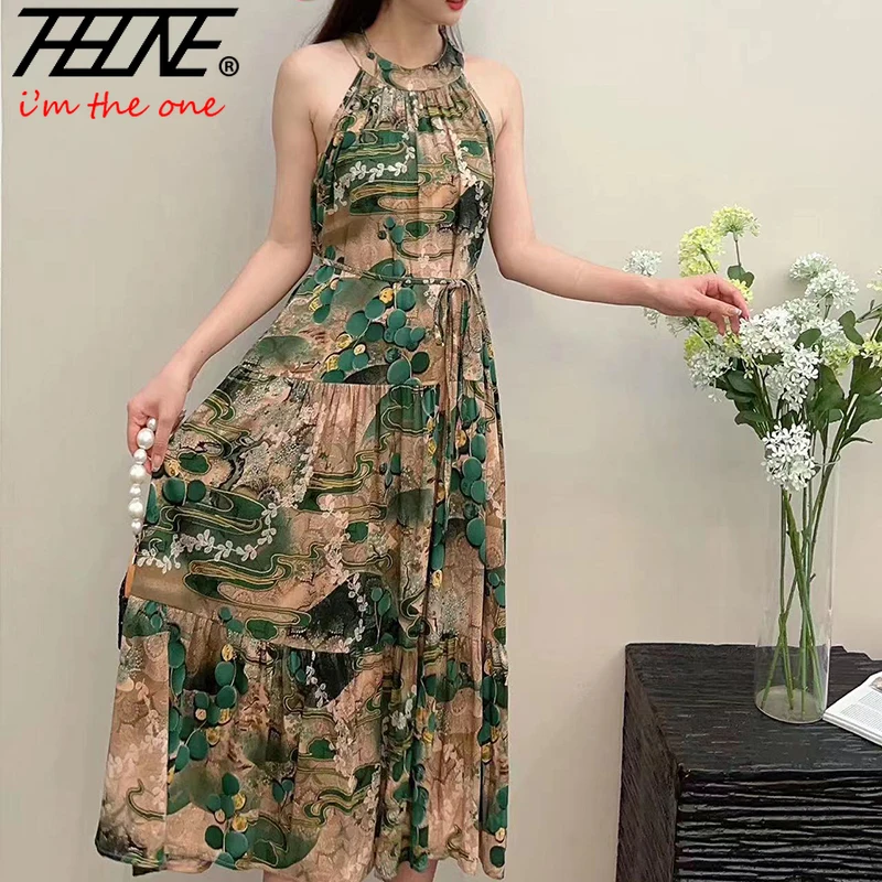 Fashion Summer Dress Women Clothing Holiday Beach Floral Print Casual Elegant Sleeveless One-piece Dresses Vestidos De Mujer
Fashion Summer Dress Women Clothing Holiday Beach Floral Print Casual Elegant Sleeveless One-piece Dresses Vestidos De Mujer