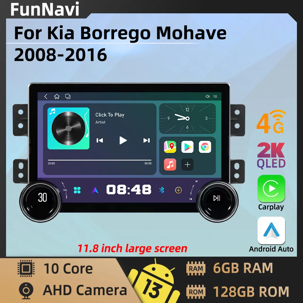 

Car Multimedia for Kia Borrego Mohave 2008 - 2016 2 Din Android Radio Stereo Head Unit Autoradio GPS Navigation Carplay Auto