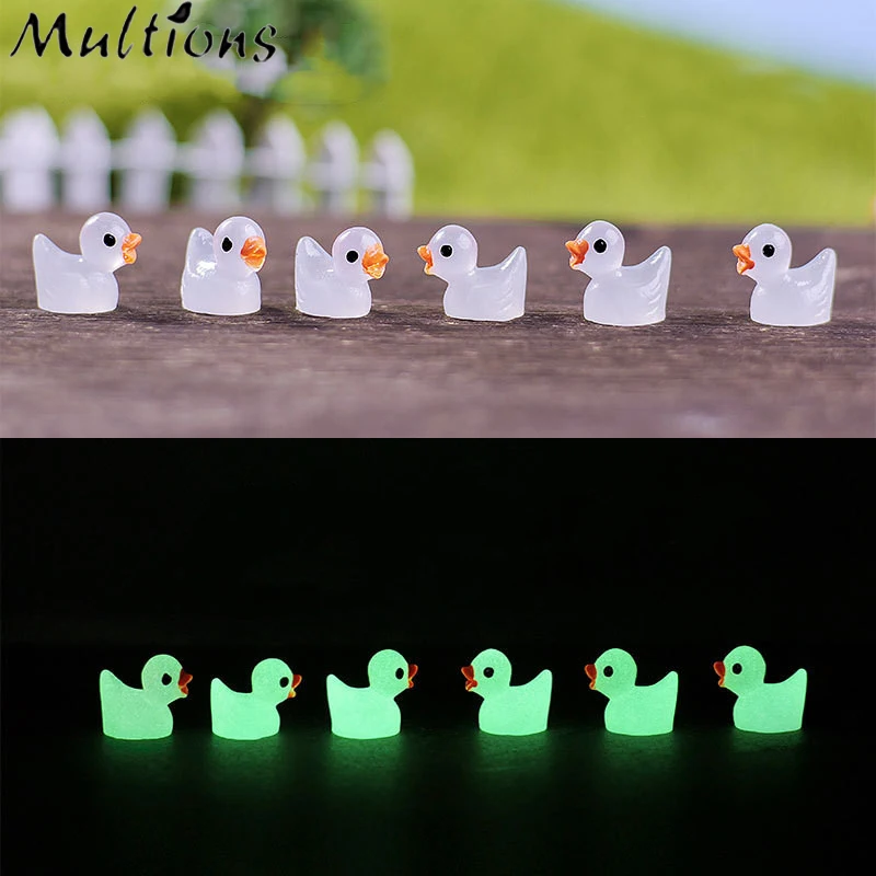 10/20Pcs Mini Luminous Resin Duck Miniature Fluorescence Ornament Tiny Ducks For DIY Garden Decorating Landscape Accessories 
10/20Pcs Mini Luminous Resin Duck Miniature Fluorescence Ornament Tiny Ducks For DIY Garden Decorating Landscape Accessories