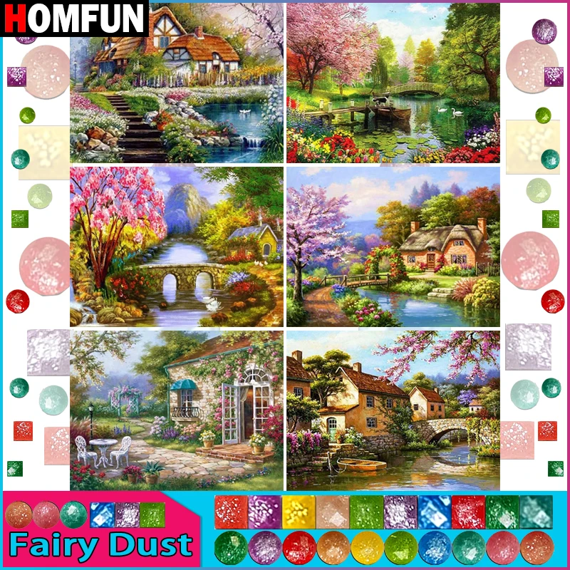 Картина из страз HOMFUN "Фея пыли", картина для вышивки крестиком, 5D алмазная вышивка «пейзаж, дом, дерево», домашний декор, Алмазное искусство «сделай сам»
Картина из страз HOMFUN "Фея пыли", картина для вышивки крестиком, 5D алмазная вышивка «пейзаж, дом, дерево», домашний декор, Алмазное искусство «сделай сам»