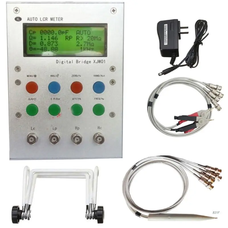 0.3% XJW01 Digital Bridge Auto LCR Tester Resistance Inductance Capacitance ESR Meter with Power Cable LCR Multimeter
0.3% XJW01 Digital Bridge Auto LCR Tester Resistance Inductance Capacitance ESR Meter with Power Cable LCR Multimeter