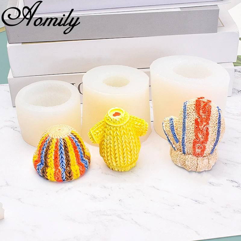 Aomily Cute Hat Sweater Gloves Shaped Silicone Mold Christmas Party Fondant Cake Chocolate Candy Mold Resin Clay Ice Soap Mould
Aomily Cute Hat Sweater Gloves Shaped Silicone Mold Christmas Party Fondant Cake Chocolate Candy Mold Resin Clay Ice Soap Mould