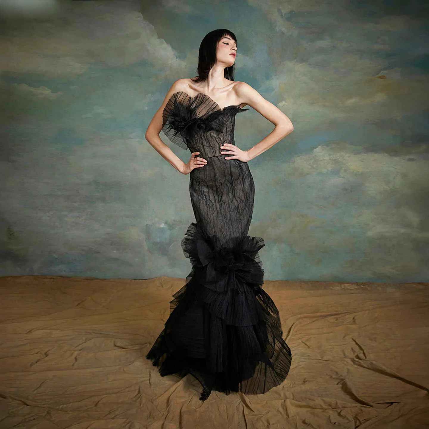 Pretty Off Shoulder Dress Applique Ruffle Prom Gowns Long Custom Made Elegant Trumpet Pleated Maxi Dress For Woman Tulle
Pretty Off Shoulder Dress Applique Ruffle Prom Gowns Long Custom Made Elegant Trumpet Pleated Maxi Dress For Woman Tulle