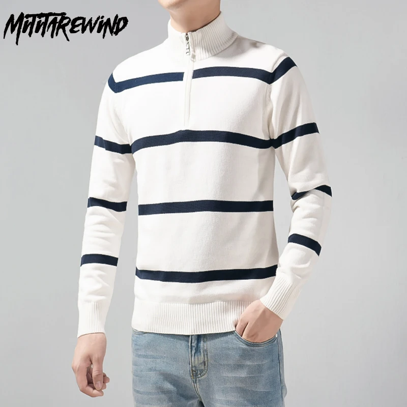 Autumn Winter Sweater Men Casual Pullover Sweater Pure Cotton Stripe Contrast Color Sweaters Jumpers Fashion Harajuku Sweater
Autumn Winter Sweater Men Casual Pullover Sweater Pure Cotton Stripe Contrast Color Sweaters Jumpers Fashion Harajuku Sweater