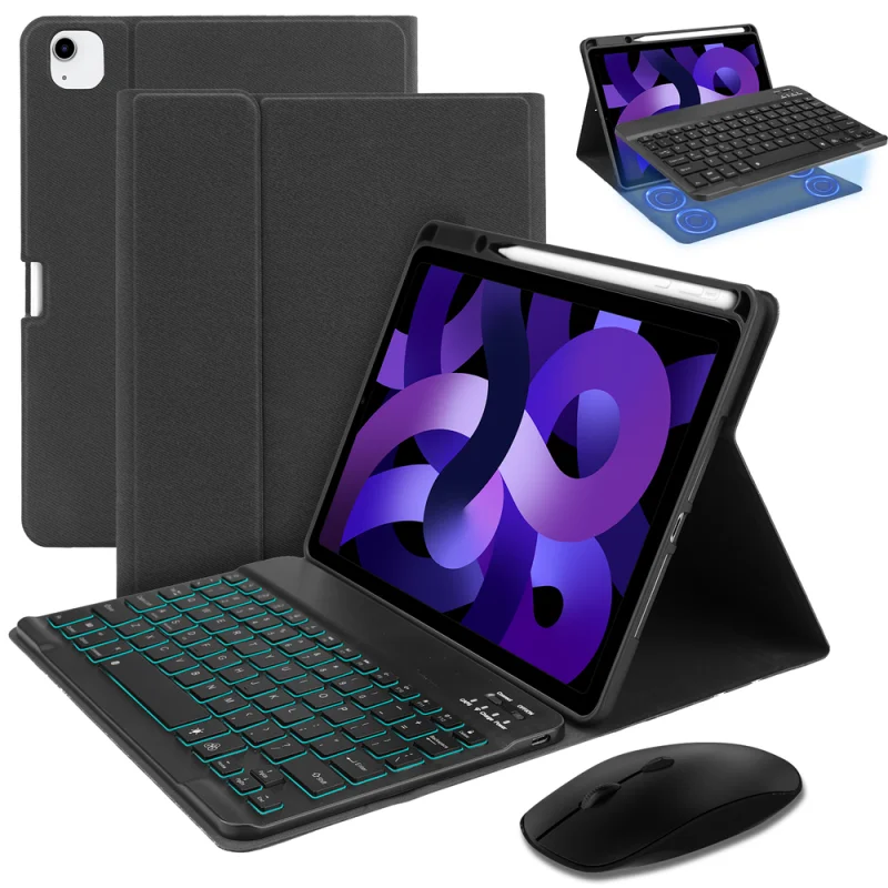 Bluetooth-клавиатура и мышь с подсветкой для iPad Air 4-го 5-го Поколения iPad Pro 11 12,9 дюймов iPad 10,2 10,5 с держателем для карандаша
Bluetooth-клавиатура и мышь с подсветкой для iPad Air 4-го 5-го Поколения iPad Pro 11 12,9 дюймов iPad 10,2 10,5 с держателем для карандаша