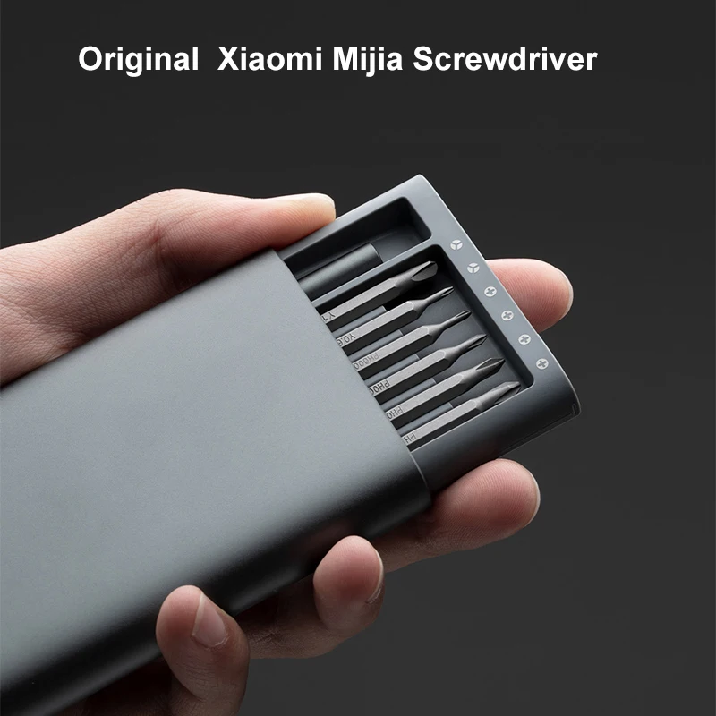 Original Mijia Upgraded Version New Precision Screwdriver Set 24 Precision Magnetic Bits AL Box Screw Driver Home Toolbox Set
Original Mijia Upgraded Version New Precision Screwdriver Set 24 Precision Magnetic Bits AL Box Screw Driver Home Toolbox Set