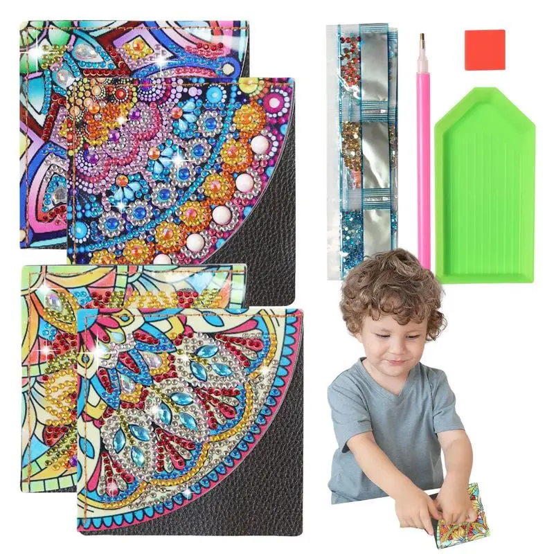 Gem Art Bookmark Kits Gem Art Painting Corner Bookmarks 4pcs Handmade Corner Bookmarks PU Leather Triangle Making Corner
Gem Art Bookmark Kits Gem Art Painting Corner Bookmarks 4pcs Handmade Corner Bookmarks PU Leather Triangle Making Corner