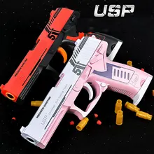 USP Airsoft Pistol Manual Heat Soft Bullet Toy Guns Weapon Children Armas Blaster Launcher Model Adults Outdoor Games Boys Gifts 
USP Airsoft Pistol Manual Heat Soft Bullet Toy Guns Weapon Children Armas Blaster Launcher Model Adults Outdoor Games Boys Gifts