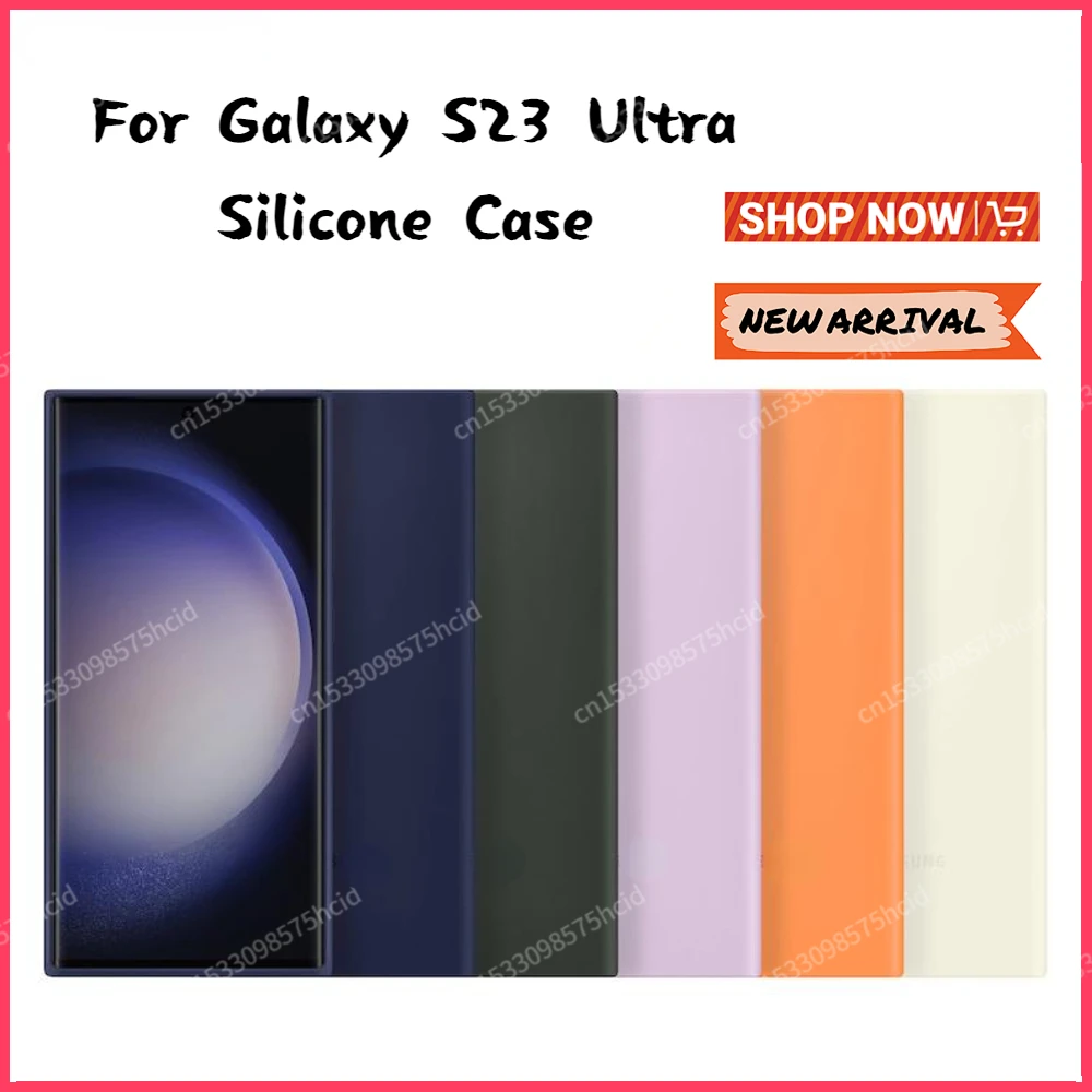 For Samsung Official Silicone Case For Galaxy S23 Ultra S23Ultra Protection Cover Soft Shockproof Full Cover
For Samsung Official Silicone Case For Galaxy S23 Ultra S23Ultra Protection Cover Soft Shockproof Full Cover