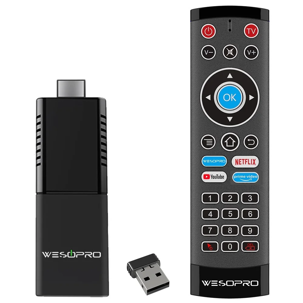 

New Linux OS TV Stick 4K Global Version Smart TV Dongle with 2.4GHz 5.0GHz Dual Band WIFI Portable Streaming Media Player
