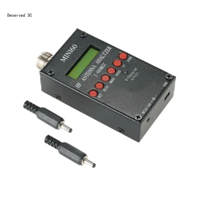 R9CB Industrial Grade 1-60MHZ Shortwave Meter Ham Radio Antenna Analyzer Lightweight Measure 50ohms Impedance Durable
R9CB Industrial Grade 1-60MHZ Shortwave Meter Ham Radio Antenna Analyzer Lightweight Measure 50ohms Impedance Durable