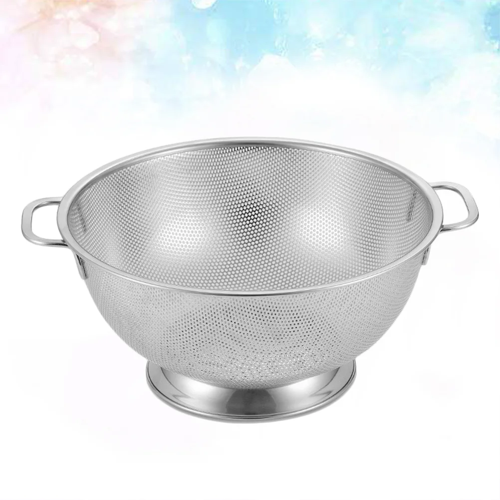 Strainer Colander Stainless Steel Colander Professional Strainer with Heavy Duty Handles Durable Useful Strainer Colander for
Strainer Colander Stainless Steel Colander Professional Strainer with Heavy Duty Handles Durable Useful Strainer Colander for