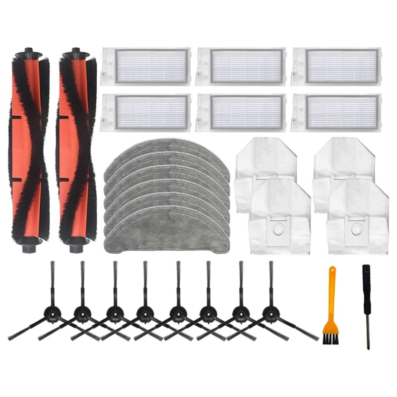 For Xiaomi Roidmi EVE Plus Robotic Vacuum Cleaner Mop Cloth Hepa Filter Main Side Brush Dust Bag Spare Parts
For Xiaomi Roidmi EVE Plus Robotic Vacuum Cleaner Mop Cloth Hepa Filter Main Side Brush Dust Bag Spare Parts