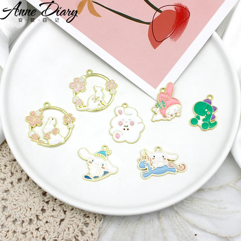 2PCS Cartoon Alloy Earring Keychain Necklace Pendant for Jewelry Making Bracelet Charms DIY Crafting Jewelry Accessories
2PCS Cartoon Alloy Earring Keychain Necklace Pendant for Jewelry Making Bracelet Charms DIY Crafting Jewelry Accessories