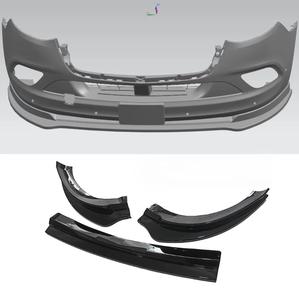 

For Mercedes Benz Sprinter W907 2019 2020 2021 2022 2023 Front Bumper Spoiler Lip Lower Body Kit Diffuser Splitter Tuning Guard