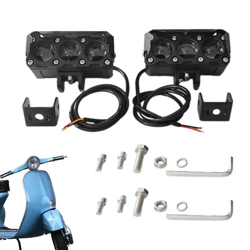 Мотоциклетные светодиодные противотуманные фары, светодиодные точечные светильники, двухцветные Точечные светильники IP67, водонепроницаемый точечный светильник для электроники
Мотоциклетные светодиодные противотуманные фары, светодиодные точечные светильники, двухцветные Точечные светильники IP67, водонепроницаемый точечный светильник для электроники