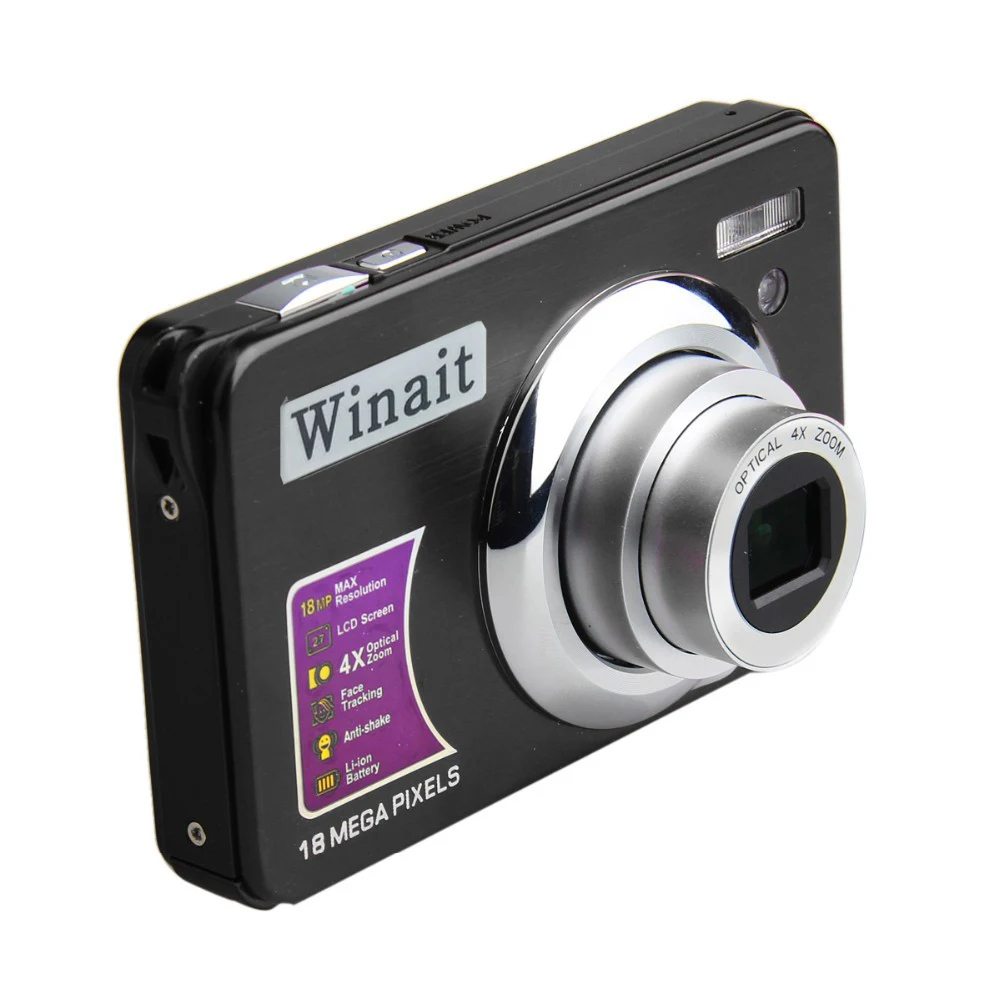 18Mega Pixel 3x Optical Zoom Pro Digital Camera Compact Camera 2.7" 1080P HD Mini Camera Used Camera With Face&Smile Detection
18Mega Pixel 3x Optical Zoom Pro Digital Camera Compact Camera 2.7" 1080P HD Mini Camera Used Camera With Face&Smile Detection