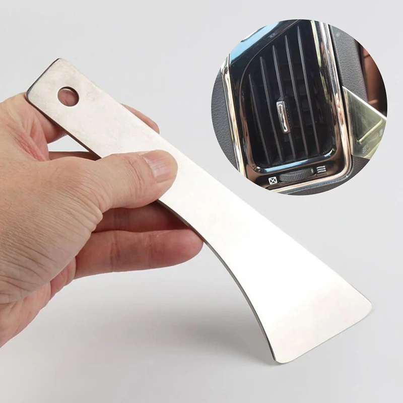 Stainless Steel Car Door Panel Trim Removal Level Pry Tool Auto Interior Audio Dashboard Radio Fastener Disassembly Tools 
Stainless Steel Car Door Panel Trim Removal Level Pry Tool Auto Interior Audio Dashboard Radio Fastener Disassembly Tools