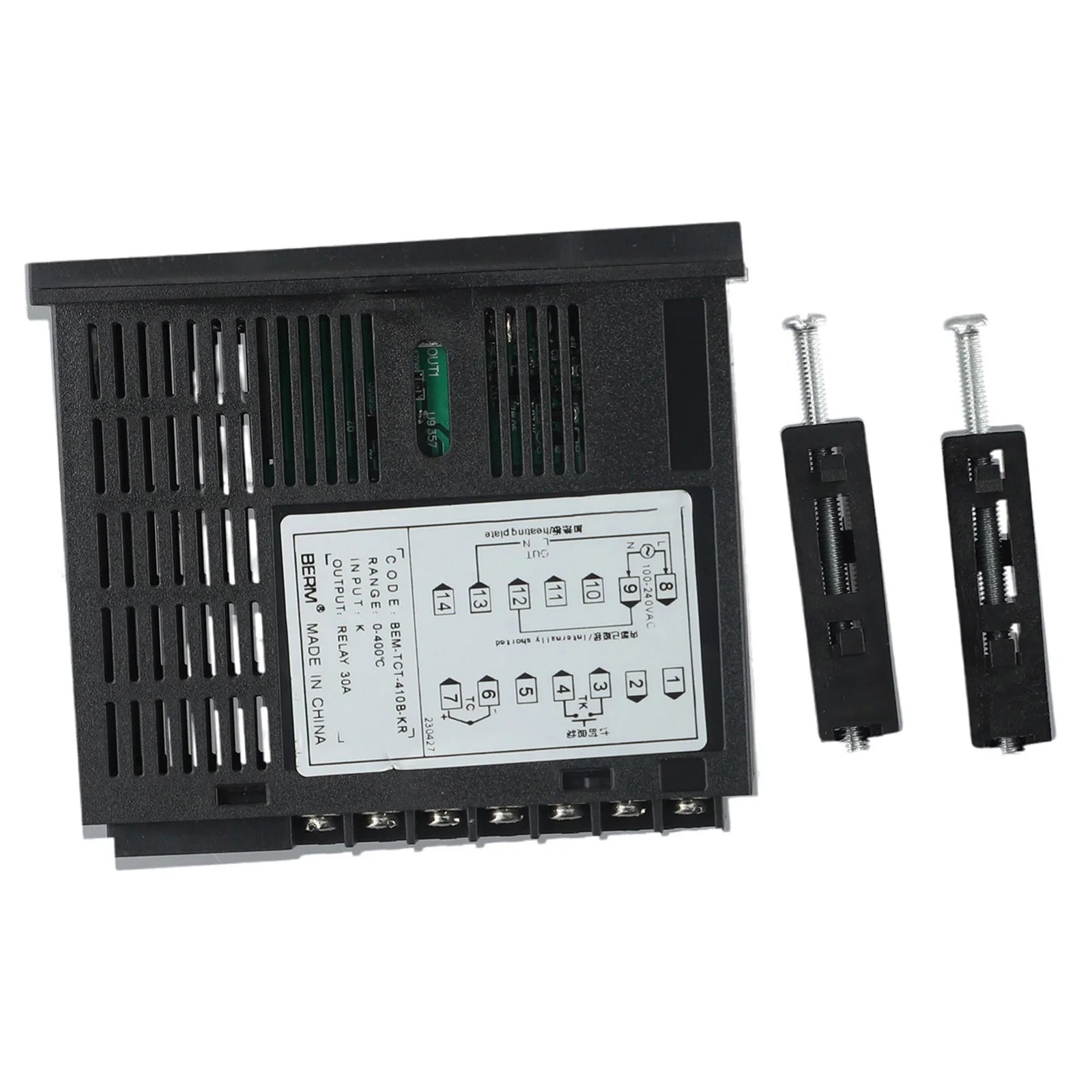 BEMTCT410BKR DigitalThermostat Time Temperature Controller Industrial Level Four Tested for Heat Press Machine
BEMTCT410BKR DigitalThermostat Time Temperature Controller Industrial Level Four Tested for Heat Press Machine