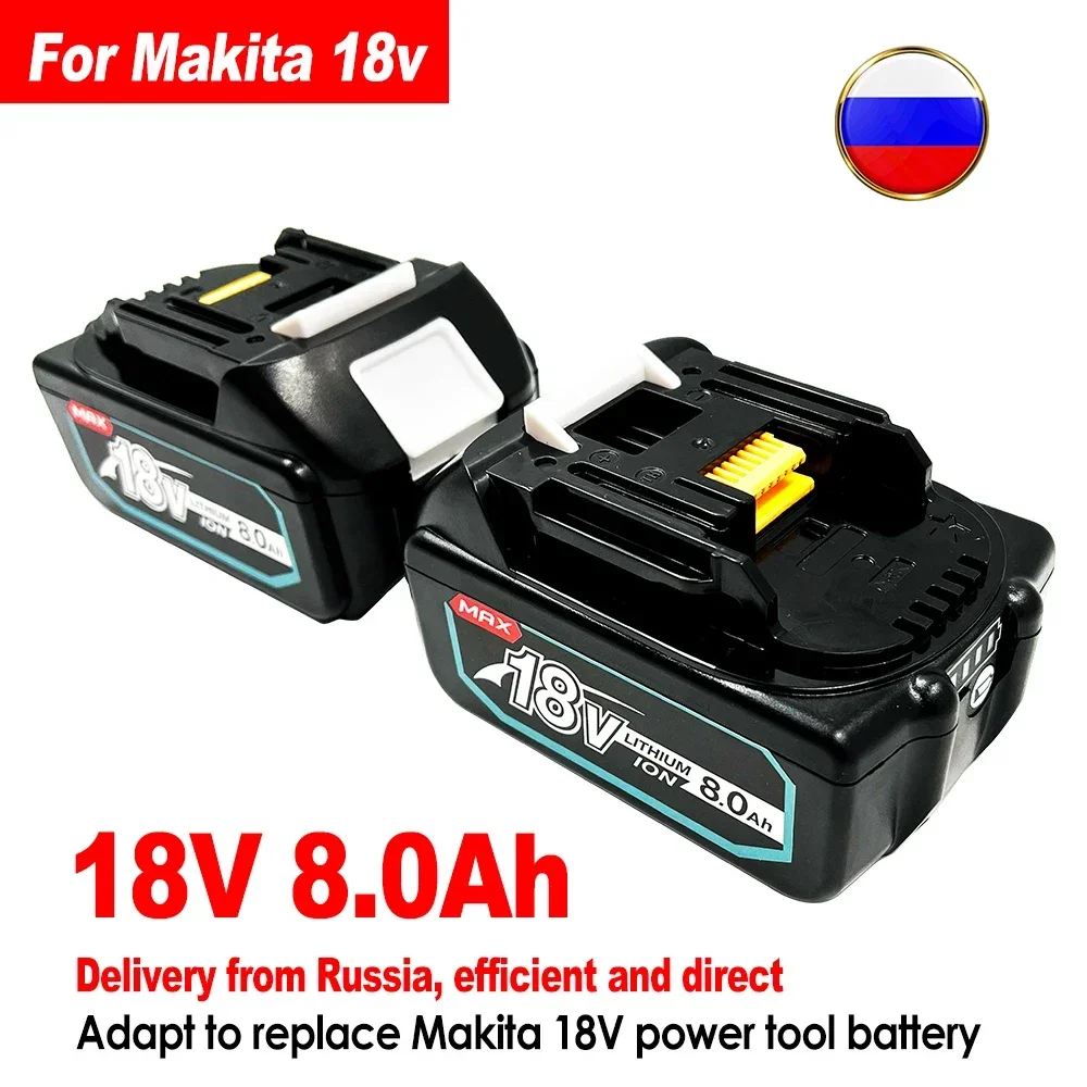 

Latest Upgraded BL1860 Rechargeable Battery 18 V 6000mAh Lithium Ion for Makita 18v BL1840 BL1850 BL1830 BL1860B LXT 400