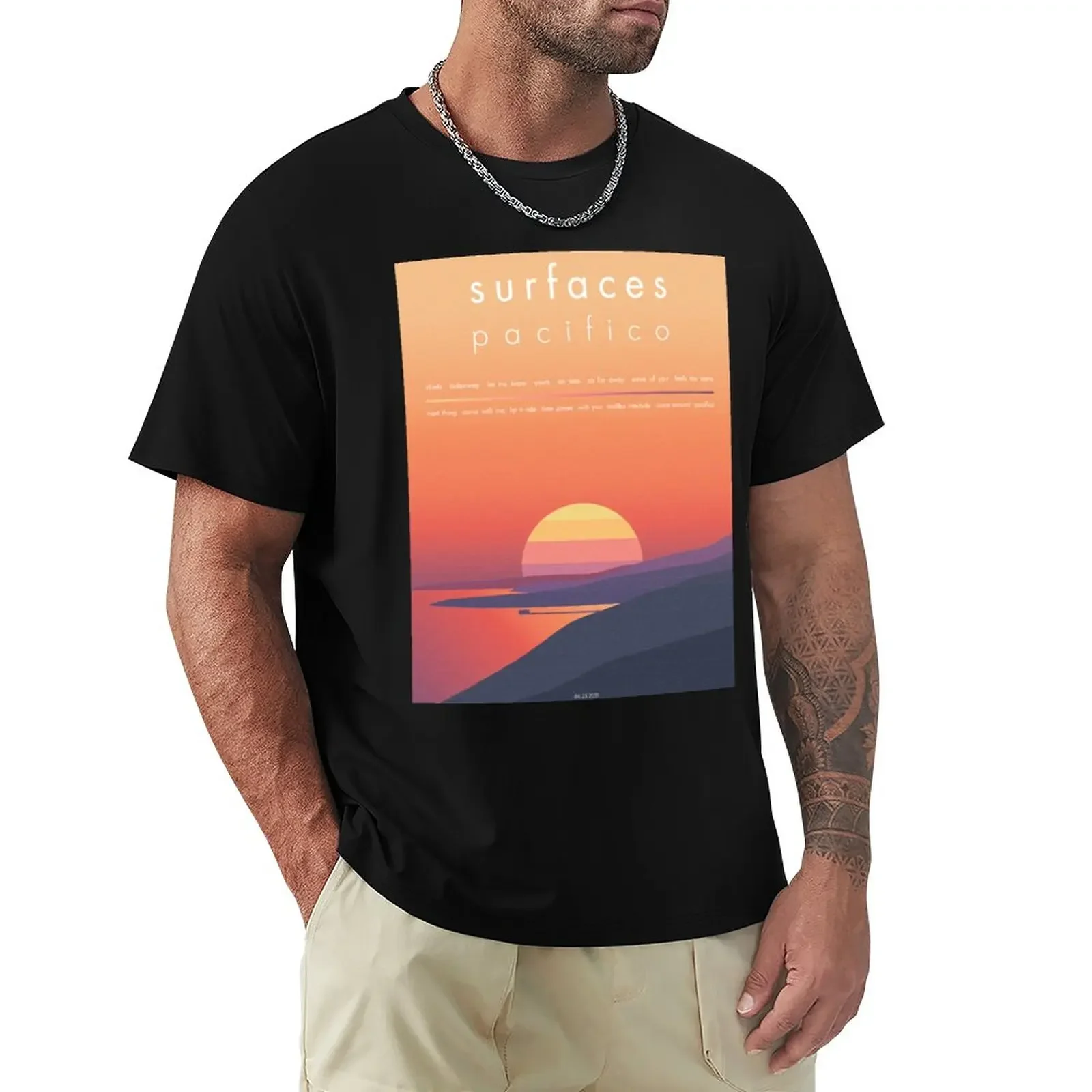 Surfaces Pacifico (2021) Band Album Cover T-Shirt graphics summer clothes plain big and tall t shirts for men
Surfaces Pacifico (2021) Band Album Cover T-Shirt graphics summer clothes plain big and tall t shirts for men