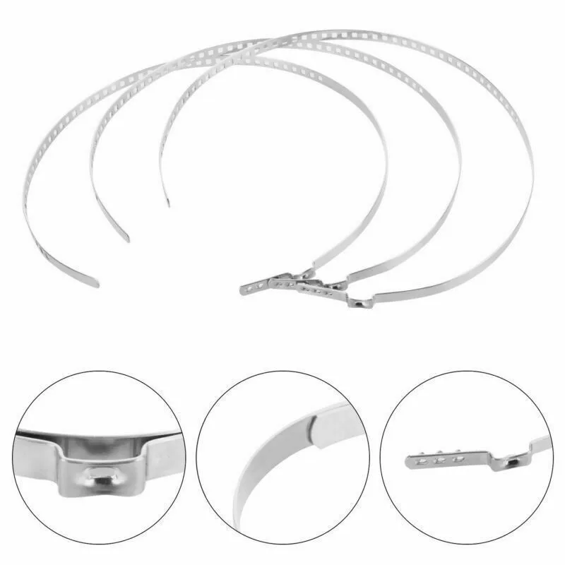 24Pcs Car Adjustable Stainless Boot Crimp Clamps For Attaching Rubber CV Joint Boots Clip During Replacement Car Accessories
24Pcs Car Adjustable Stainless Boot Crimp Clamps For Attaching Rubber CV Joint Boots Clip During Replacement Car Accessories