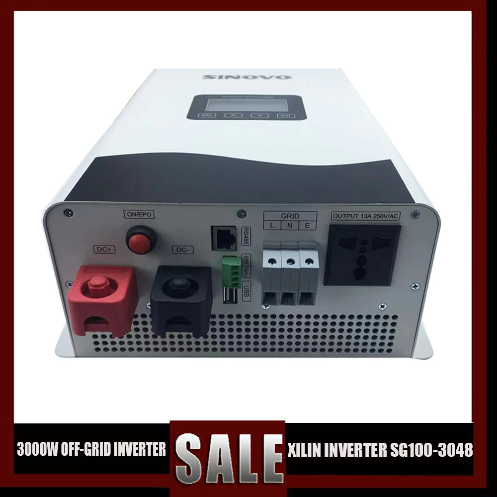 3000w Off Grid Inverter Hybrid Inverter With 67.8a 48v Solar Controller Ac 220v Inverter Sg100-3048
3000w Off Grid Inverter Hybrid Inverter With 67.8a 48v Solar Controller Ac 220v Inverter Sg100-3048