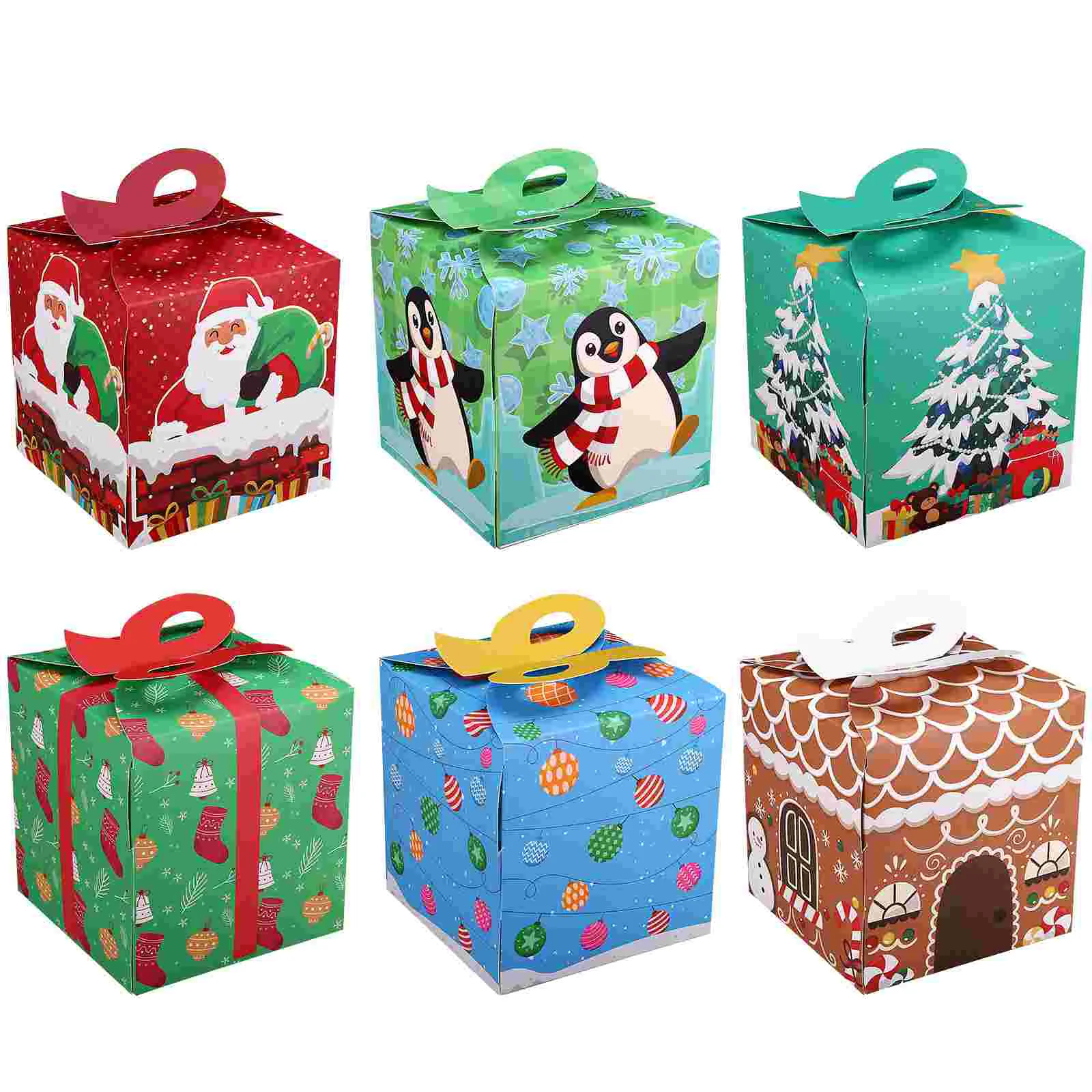 

Christmas Boxes with Lids Christmas Present Box Cookie Boxes Christmas Treat Boxes Christmas Ornaments Xmas Cookie Boxes