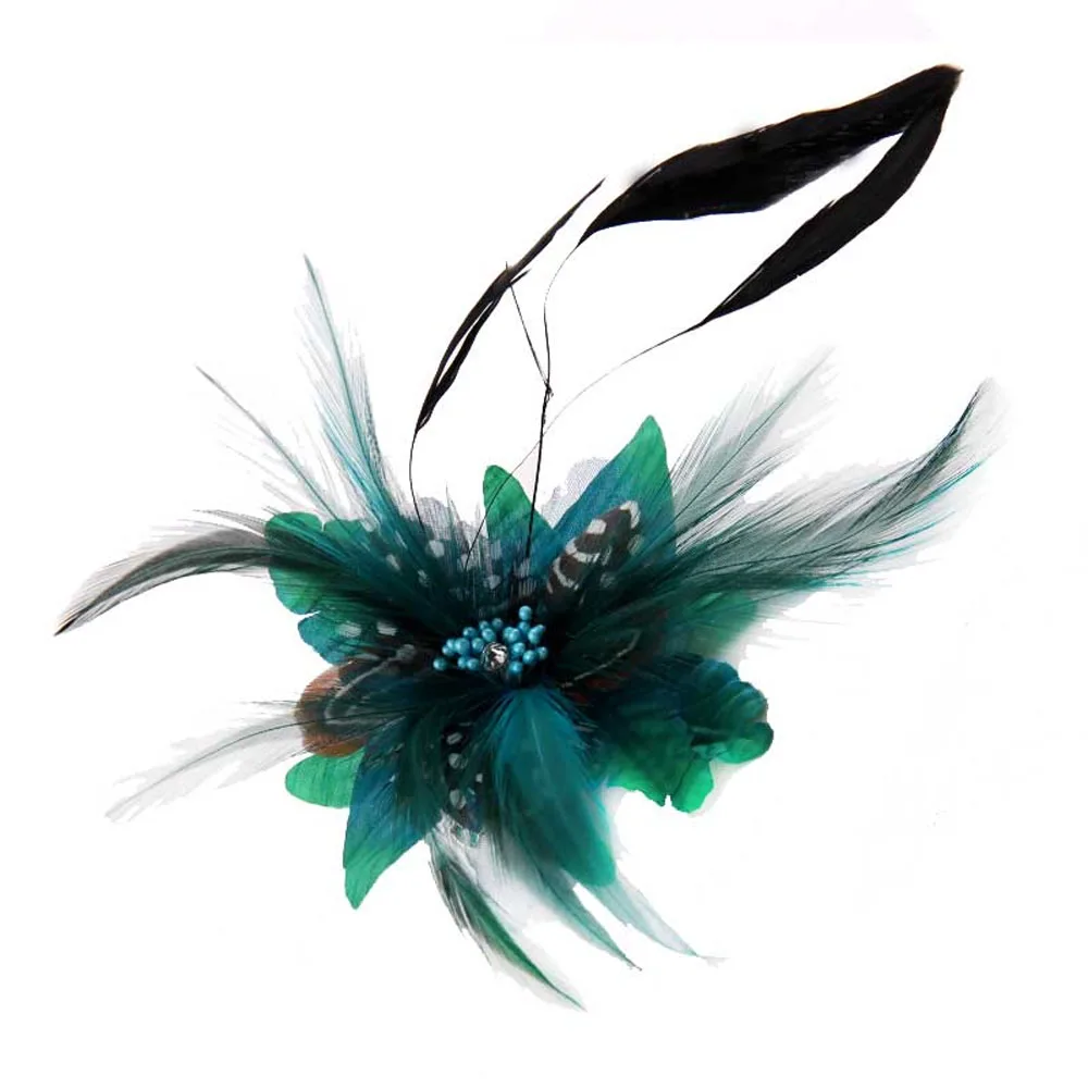 New Feather Brooch Pin For Women Cocktail Hat Wedding Tea Party Performances Men Dess Suit Girls Hair Accessories Best Gift
New Feather Brooch Pin For Women Cocktail Hat Wedding Tea Party Performances Men Dess Suit Girls Hair Accessories Best Gift