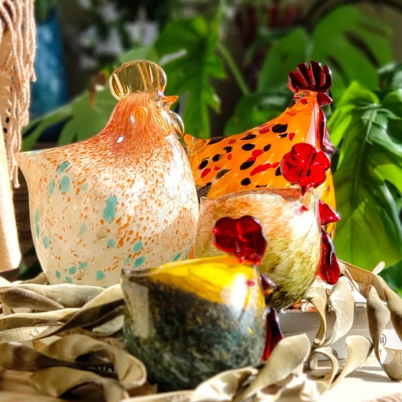 Transparent Glass Crystal Rooster Crafts Kawaii Room Decor Chicken Ornaments Miniature Lovely Small Animal Decoration Home For
Transparent Glass Crystal Rooster Crafts Kawaii Room Decor Chicken Ornaments Miniature Lovely Small Animal Decoration Home For