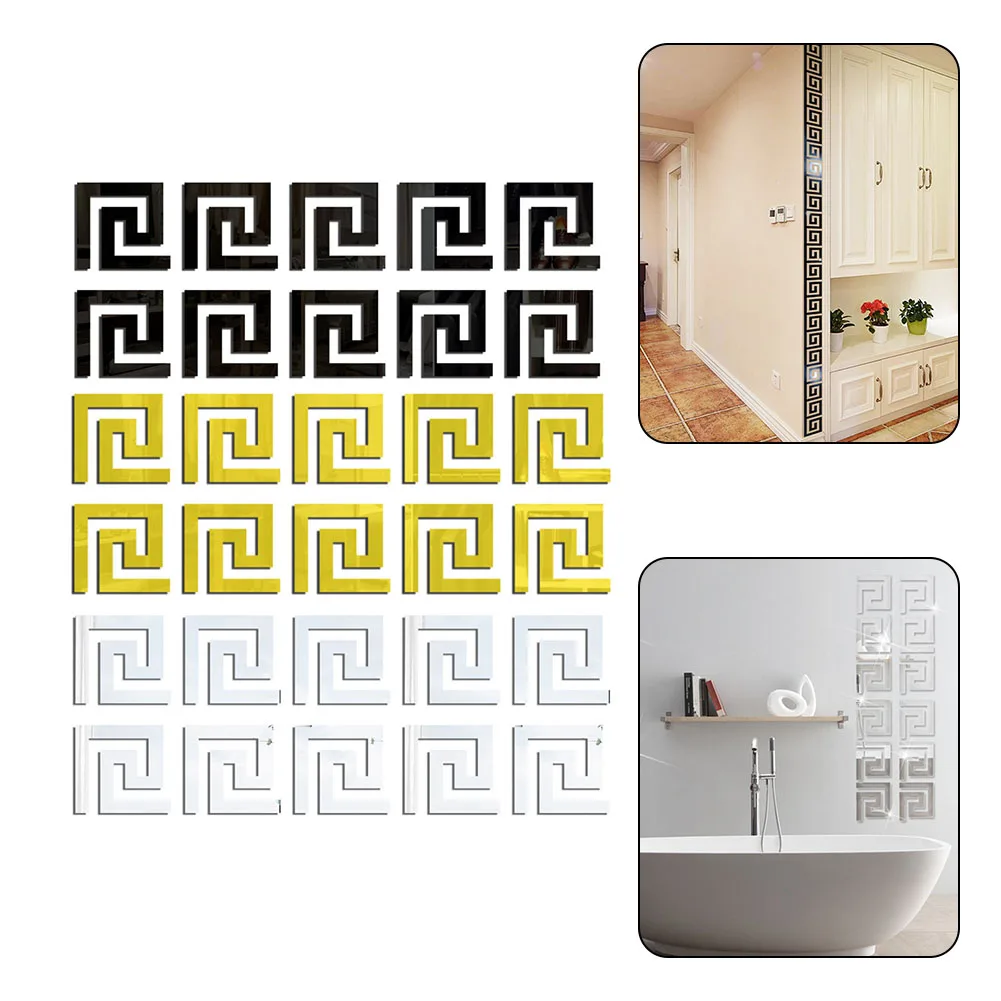 10PCS Mirror Waist Line Edge Strip Decal Acrylic Self-adhesive Wall Stickers For Livingroom Bedroom Kitchen Decoration 5x5cm
10PCS Mirror Waist Line Edge Strip Decal Acrylic Self-adhesive Wall Stickers For Livingroom Bedroom Kitchen Decoration 5x5cm