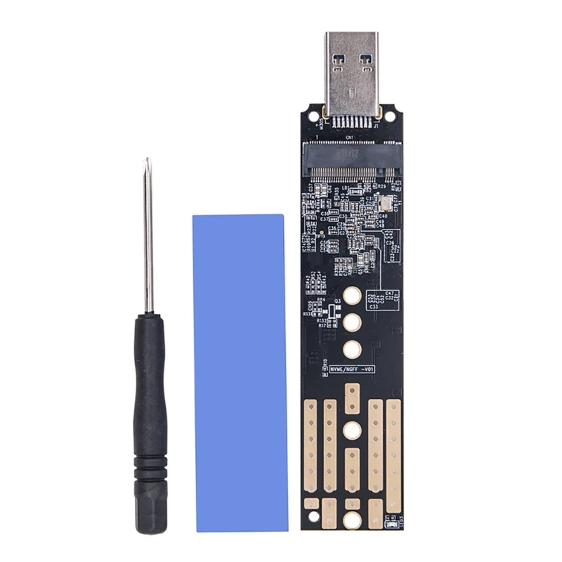 

M.2 NVME SSD To USB 3.1 Adapters USB3.1 M.2 NVME To USB-A 3.1 Internal Converters Card M.2 SSD To USB 3.1 TypeA Card