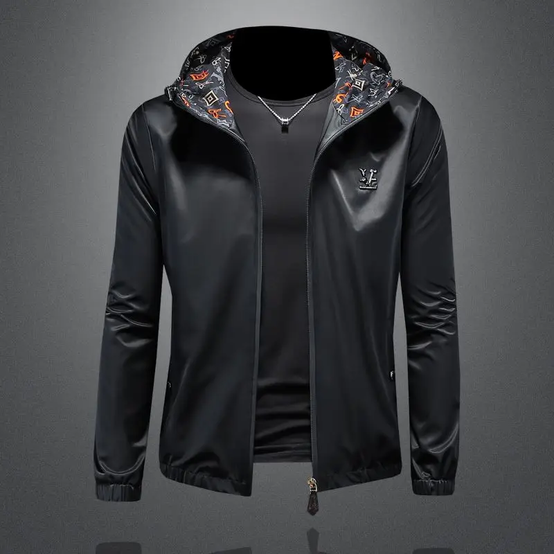 2024 casual men's hooded jacket, slim fit, handsome, solid color top, high-end men's coat
2024 casual men's hooded jacket, slim fit, handsome, solid color top, high-end men's coat