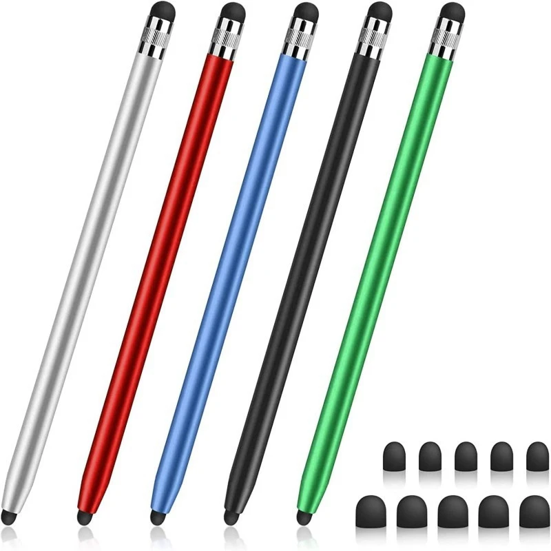 High Quality Universal Pencil Double Silicon Head Touch Capacitive Screen Stylus Caneta Capacitive Pen For Tablet Smartphone
High Quality Universal Pencil Double Silicon Head Touch Capacitive Screen Stylus Caneta Capacitive Pen For Tablet Smartphone
