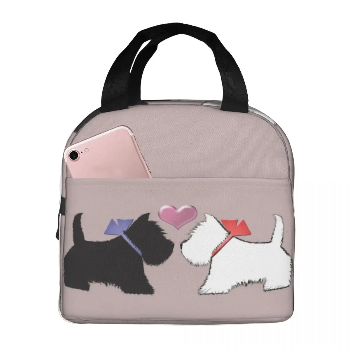 Westie Dog And Scotty Dog Art Insulated Lunch Bags Picnic Bag Thermal Cooler Lunch Box Lunch Tote for Woman Work Children School
Westie Dog And Scotty Dog Art Insulated Lunch Bags Picnic Bag Thermal Cooler Lunch Box Lunch Tote for Woman Work Children School