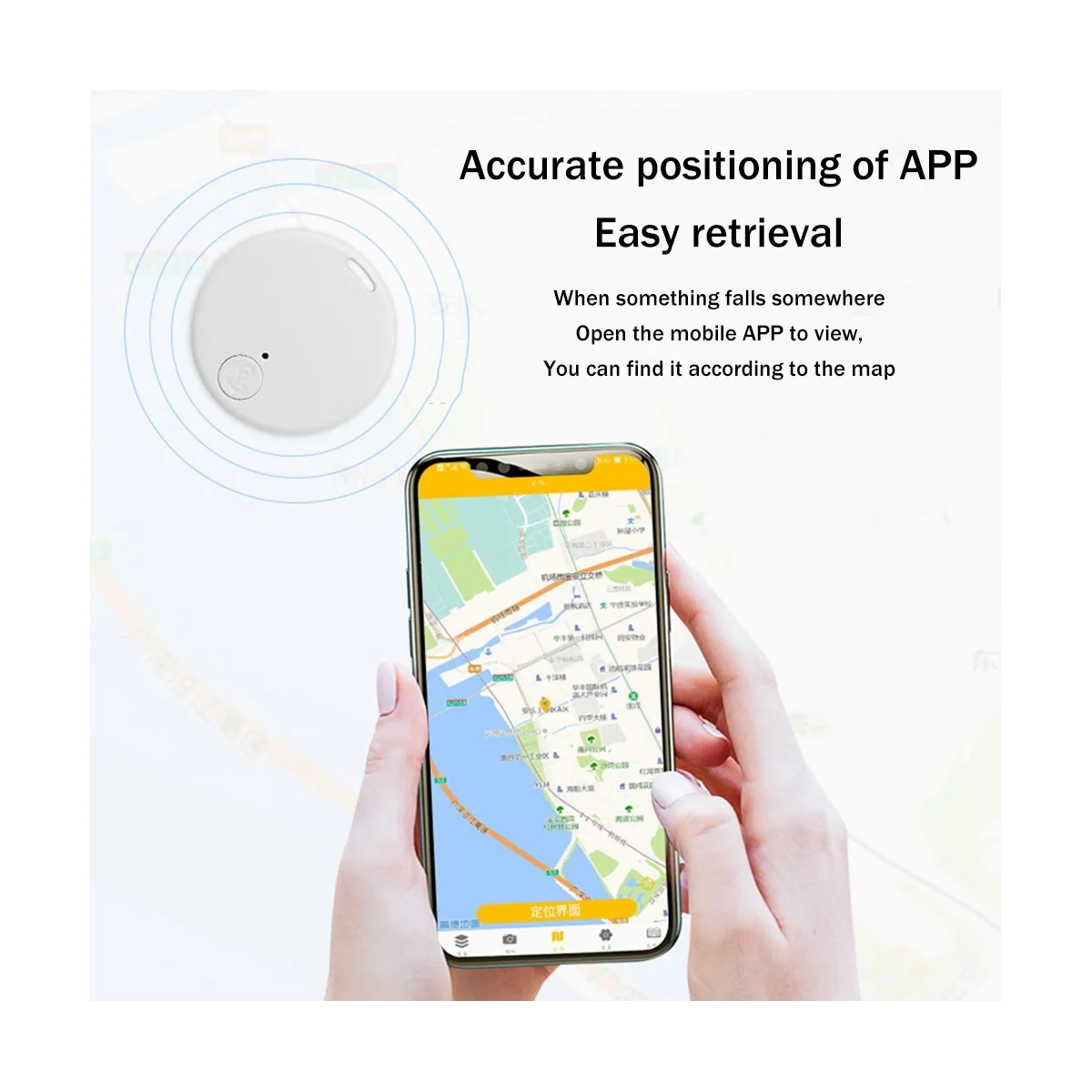 Mini GPS Tracker Wireless Bluetooth 5.0 Anti-Lost Device Smart Locator Pet Key Wallet Tracker with Key Ring White
Mini GPS Tracker Wireless Bluetooth 5.0 Anti-Lost Device Smart Locator Pet Key Wallet Tracker with Key Ring White