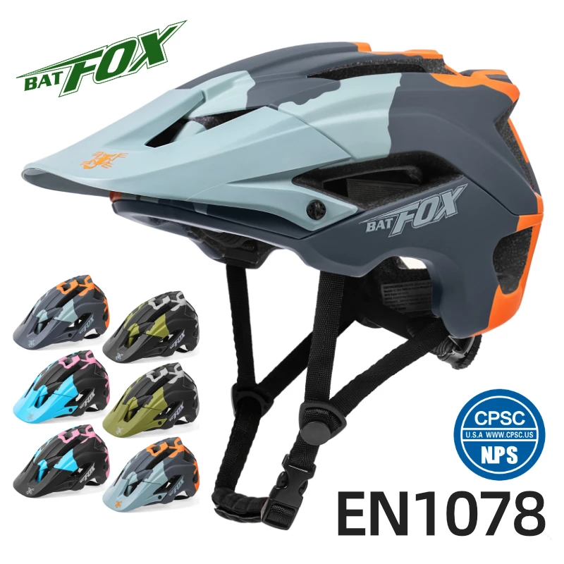 BATFOX MTB helmet men enduro Adult bicycle helmet for men women Mountain Bike Sport Special Cycling Helmets Capacete Ciclismo
BATFOX MTB helmet men enduro Adult bicycle helmet for men women Mountain Bike Sport Special Cycling Helmets Capacete Ciclismo
