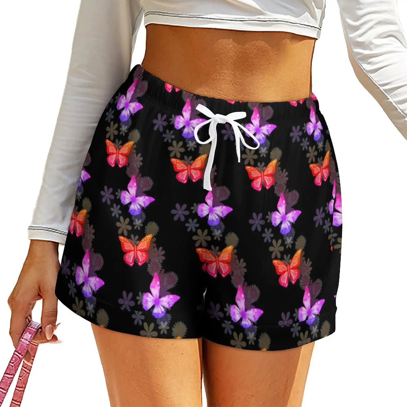 Butterfly Print Shorts Ladies Pink And Purple Street Wear Design Shorts Elastic Waist Oversized Short Pants Vintage Bottoms
Butterfly Print Shorts Ladies Pink And Purple Street Wear Design Shorts Elastic Waist Oversized Short Pants Vintage Bottoms