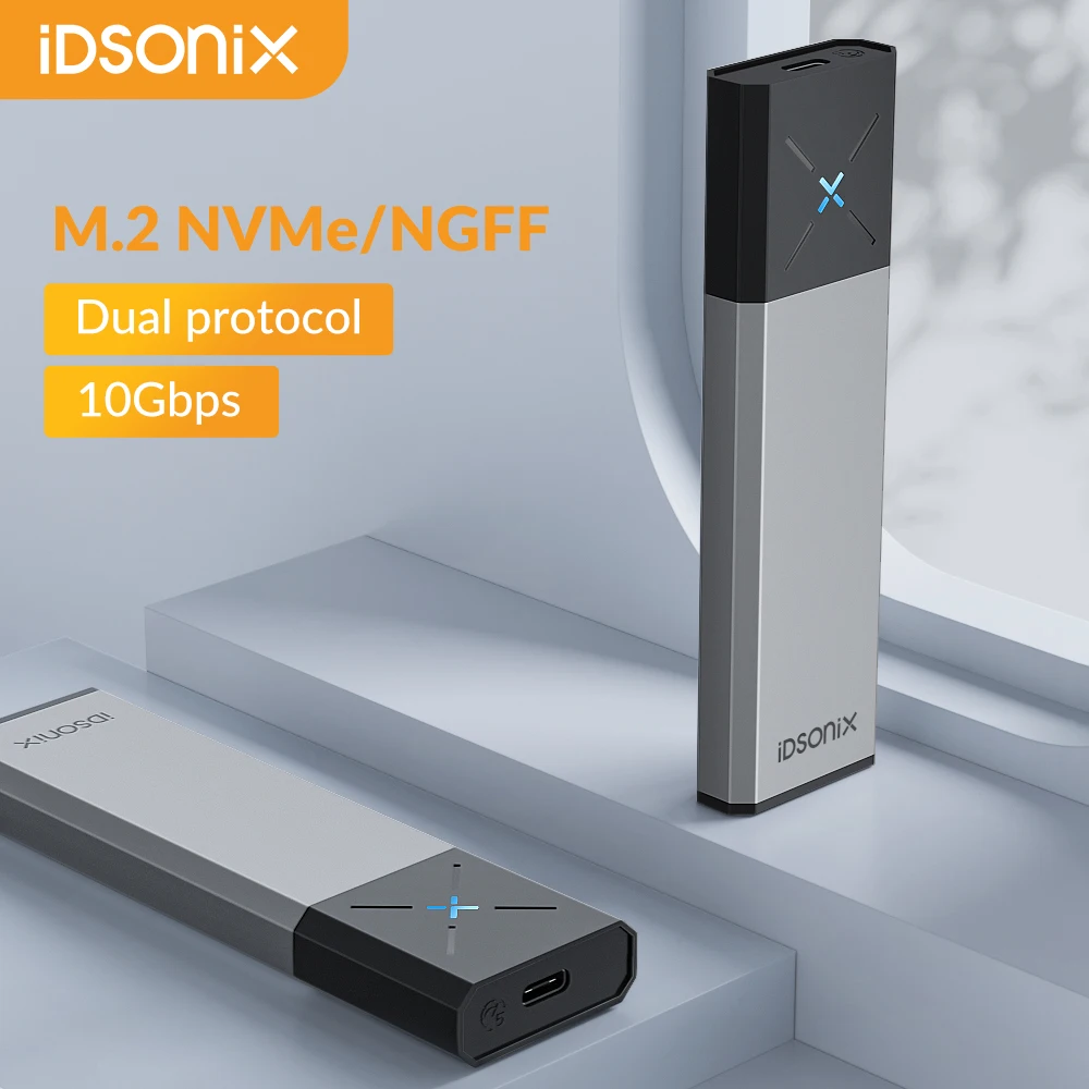 【Choice】iDsonix SSD чехол M.2 NVMe SATA корпус двойной протокол чехол NVME PCIE NGFF SATA внешний жесткий диск с поддержкой UASP
【Choice】iDsonix SSD чехол M.2 NVMe SATA корпус двойной протокол чехол NVME PCIE NGFF SATA внешний жесткий диск с поддержкой UASP