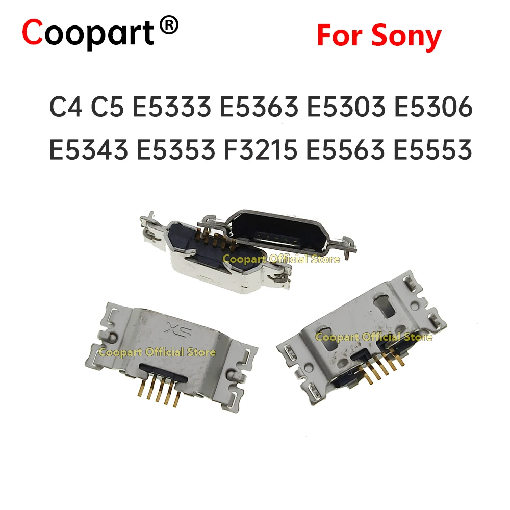 2pcs New USB Charging Port Dock Connector 5Pin for Sony C4 C5 E5333 E5363 E5303 E5306 E5343 E5353 F3215 E5563 E5553
2pcs New USB Charging Port Dock Connector 5Pin for Sony C4 C5 E5333 E5363 E5303 E5306 E5343 E5353 F3215 E5563 E5553