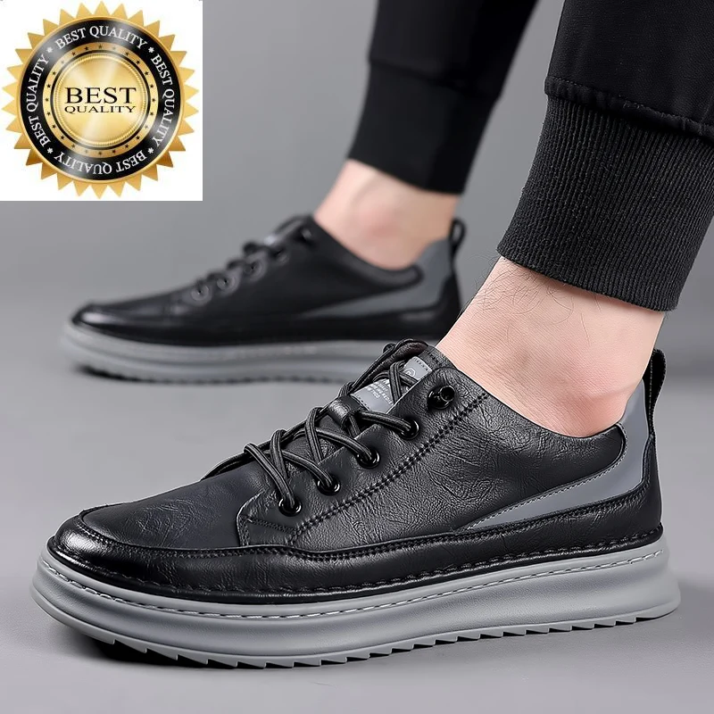 

Casual Men Shoes outdoor Leather Fashion Comfortable White Flats Man men sneakers Tenis Masculinos Zapatos Hombre