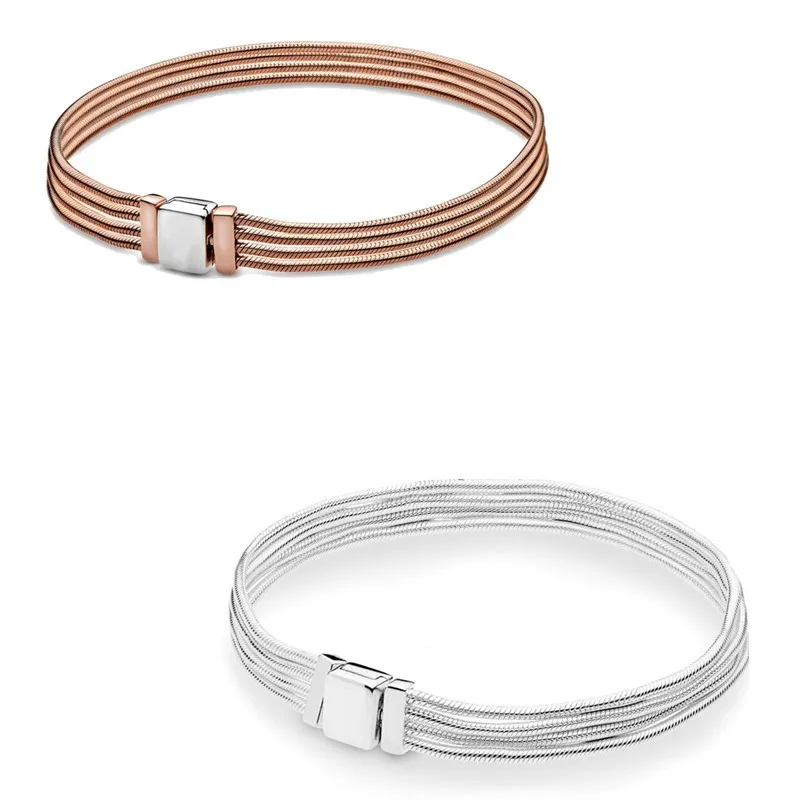 Original Moments Reflexions Multi Snake Chain Bracelet Bangle Fit Women 925 Sterling Silver Bead Charm Fashion Jewelry
Original Moments Reflexions Multi Snake Chain Bracelet Bangle Fit Women 925 Sterling Silver Bead Charm Fashion Jewelry