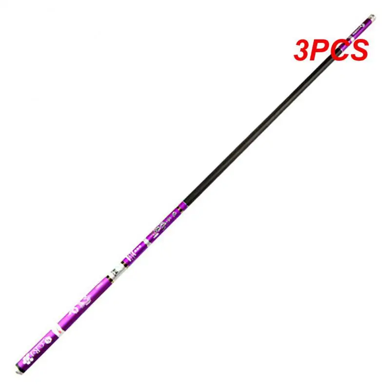 

3PCS Super Hard Fishing Rod 6h28 Tone Carbon Fiber Portable Fishing Pole Ultra Light Telescopic Fishing Rod Outdoor Fishing